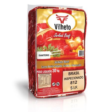 Dianteiro 30kg - Todo dia é dia de carne seca Vilheto - O melhor jerked beef do Brasil!